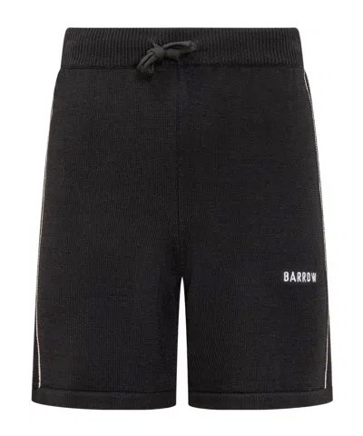 BARROW BARROW LOGO KNIT SHORTS