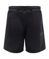 Barrow Cotton Bermuda Shorts With Logo In Black
