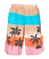 Barrow Poplin Bermuda Shorts Unisex In Nude