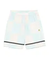 Barrow Check-pattern Shorts In White