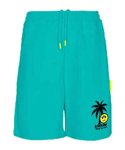 Barrow Elastic Waistband Shorts In Green