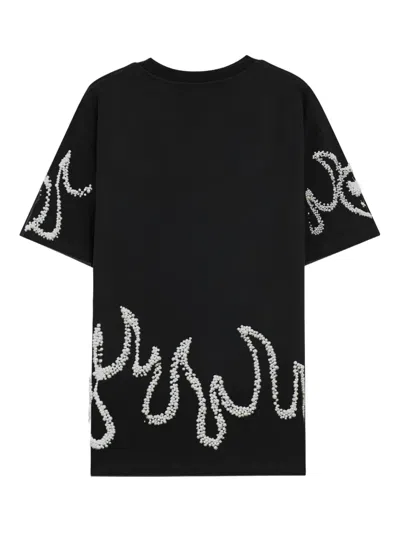 Barrow Embellished-detail T-shirt In Black