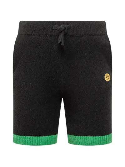 Barrow Embroidered-detail Shorts In Black