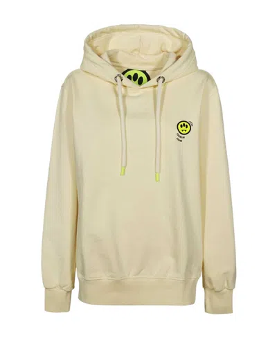 Barrow Embroidered-logo Hoodie In Nude