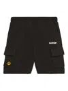 Barrow Embroidered-logo Shorts In Black