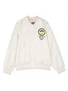 Barrow Emoji-print Bomber Jacket In Neutrals