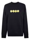 Barrow Emoticon-print Sweatshirt In Black
