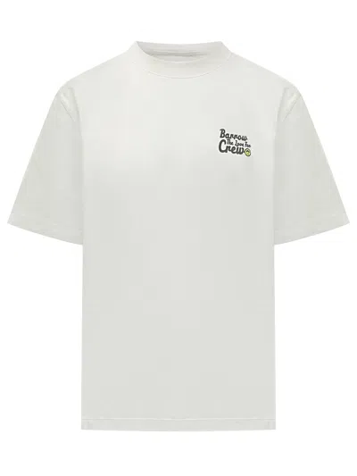 Barrow Essential T-shirt For A Chic Wardrobe In Cocco