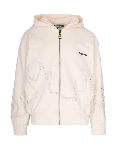 Barrow Felpa Con Applicazioni Crema In Neutral