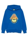 Barrow Felpa Con Stampa In Dazzing Blue