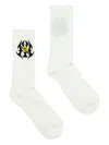 Barrow Flame-embellishment Socks In White