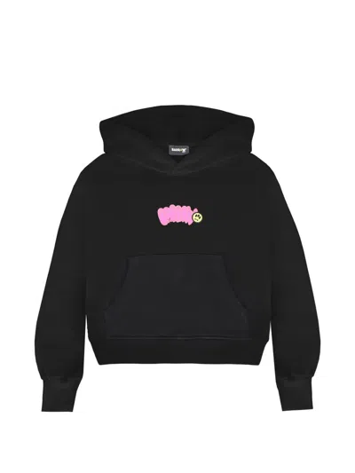 Barrow Kids' Fleece Hoodie In Black