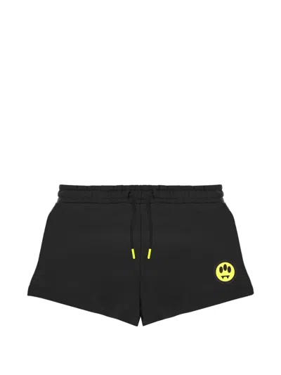 Barrow Kids' Fleece Logo Shorts In Black