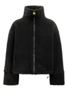 Barrow Fleece Zip-up Jacket In Black