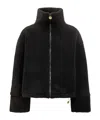 Barrow Fleece Zip-up Jacket In Black