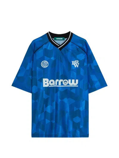 Barrow Geometric Print T-shirt In Blue