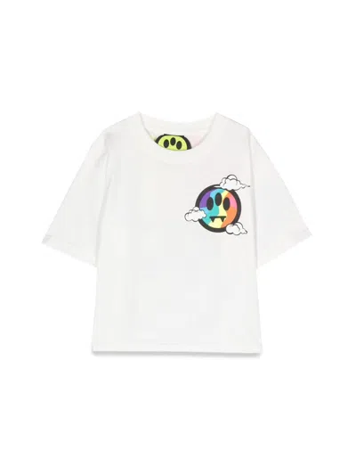 Barrow Girls' Mini Cropped T-shirt In Ivory