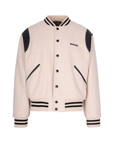 Barrow Giubbino Varsity Crema In Neutral