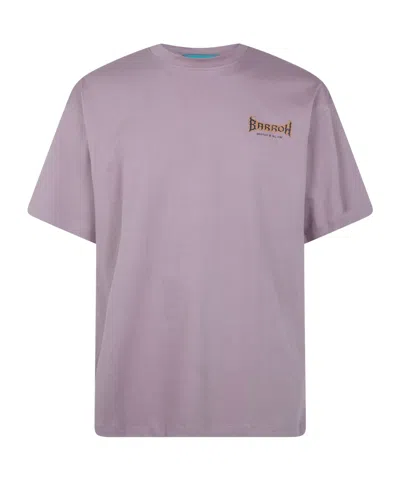 Barrow Graphic Beaded T-shirt In Purple