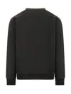 Barrow Graphic Bear Sweatshirt In Nero