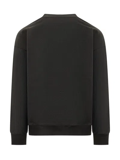 Barrow Graphic Bear Sweatshirt In Nero