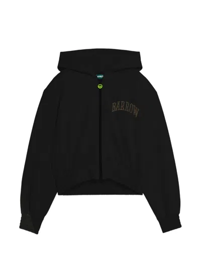 Barrow Graphic Hoodie In Black