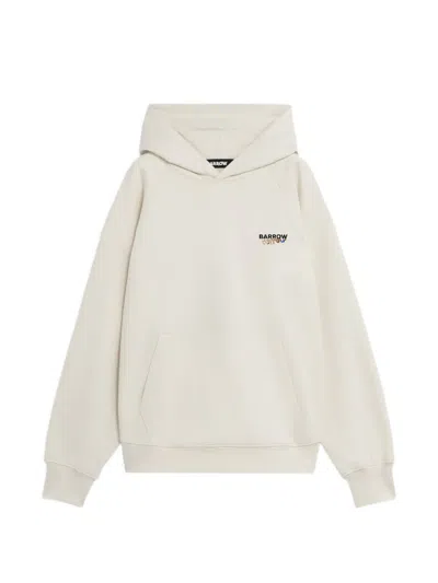 Barrow Graphic Hoodie In Neutral