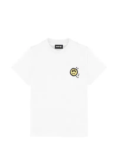 Barrow Kids' Graphic Jersey T-shirt In White