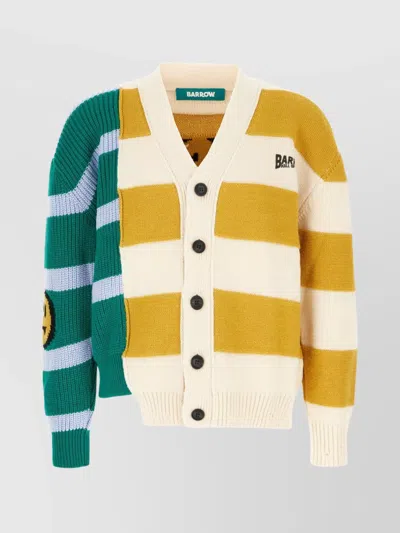 BARROW GRAPHIC KNIT CARDIGAN LONG SLEEVES