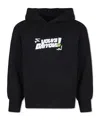 Barrow Graphic-print Cotton Hoodie In Black