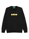 Barrow Graphic-print Crew-neck Sweatshirt In Black