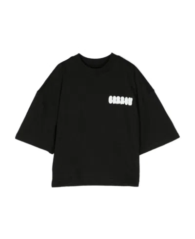 Barrow Graphic-print Crystal T-shirt In Black