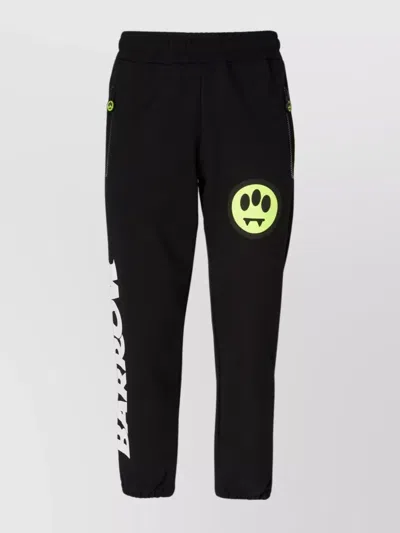 BARROW GRAPHIC PRINT ELASTIC WAISTBAND TROUSERS