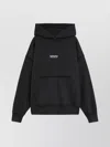 Barrow Graphic Print Hoodie Front Pocket In Black