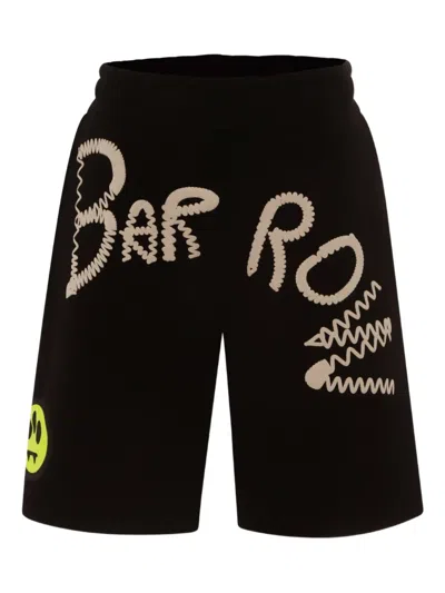 Barrow Graphic-print Shorts In Black