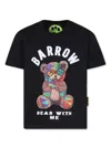 Barrow Black T-shirt For Kids With Bear Print In Black