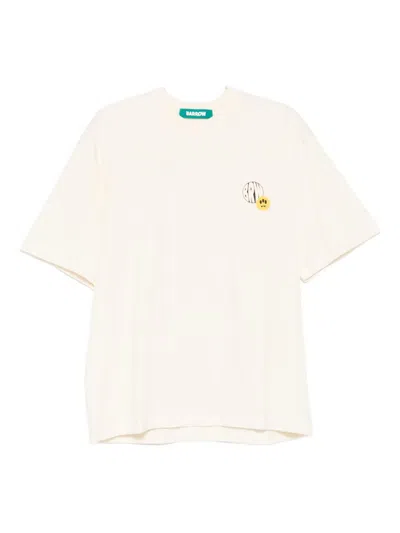 Barrow Unisex Graphic Print Jersey T-shirt In Neutral