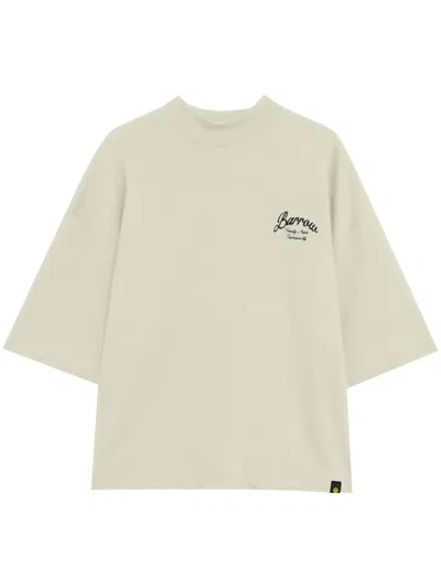 Barrow Graphic-print T-shirt In Neutrals