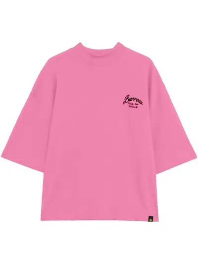 Barrow Graphic-print T-shirt In Pink