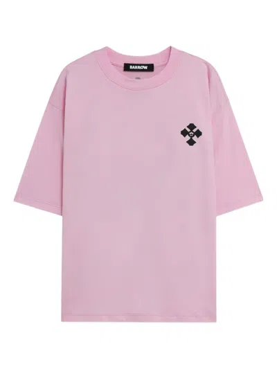 Barrow Graphic-print T-shirt In Pink