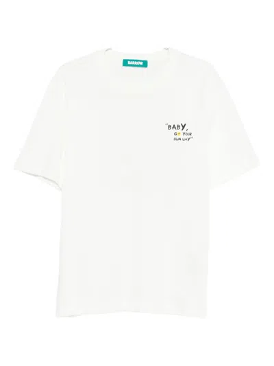 Barrow Graphic-print T-shirt In Neutral