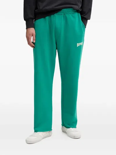 Barrow Graphic-print Track Pants In Green