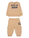 Barrow Graphic-print Tracksuit In Neutral