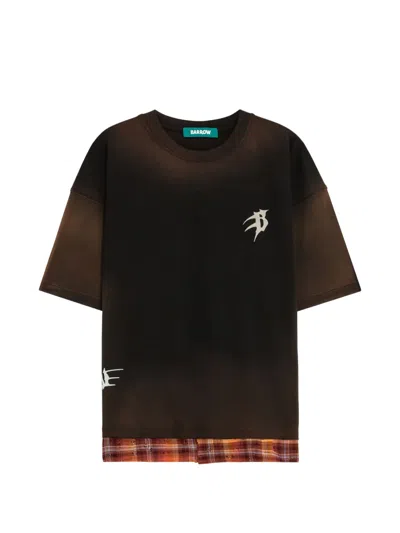 Barrow Graphic T-shirt In Brown
