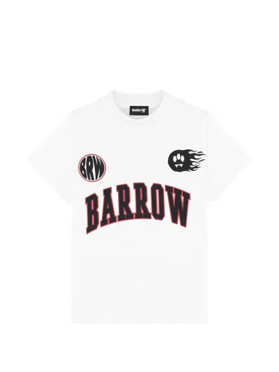 Barrow Kids' Graphic T-shirt In White