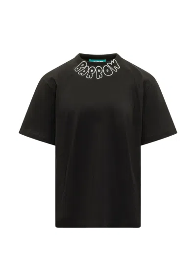 Barrow Graphic-print Crew-neck T-shirt In Black