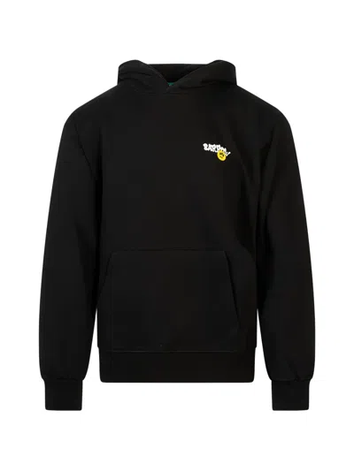 Barrow Graphic-print Hoodie In Black