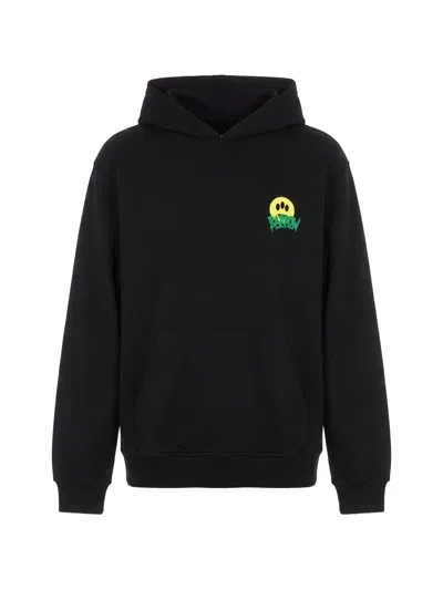 Barrow Graphic-print Hoodie In Black