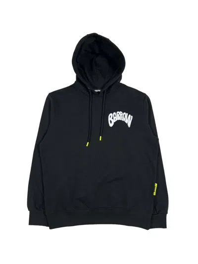 Barrow Graphic-print Hoodie In Black