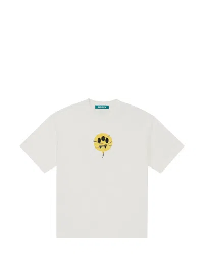 Barrow Graphic-print Logo-print T-shirt In White